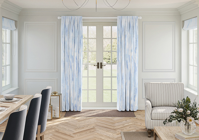 Waterfall, Azure - Made to Measure Curtains - Image 3
